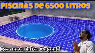 PISCINAS DE CAIXA DÁGUA DE 6500 LITROS  É POSSIVEL [upl. by Jorgensen]