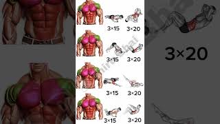 ABS AND CHEST TRICEPS EXERCISE abs chest tricepsworkout [upl. by Baalman]