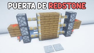 ✅ Cómo Crear una PUERTA AUTOMÁTICA en Minecraft Actualizado [upl. by Leahcym]