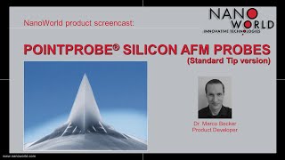 NanoWorld Pointprobe® Silicon AFM Probes Screencast Standard Tip [upl. by Llerrem]