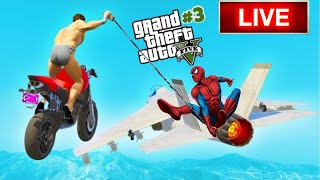 GTA 5 RAGNOLL LIVE STREAM SPIDERMAN IRONMAN FREEFIRE live gta freefire [upl. by Gobert9]