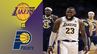 Lakers vs Pacers  Lakers Highlights  March 24 2024 [upl. by Elyod262]