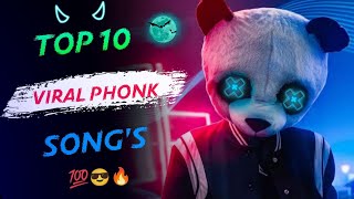 Top 10 Phonk Songs  Best of Phonk  Aggressive Phonk playlist  inshot music [upl. by Jabin]