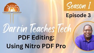 PDF Editing Using Nitro PDF Pro Software [upl. by Aitrop]