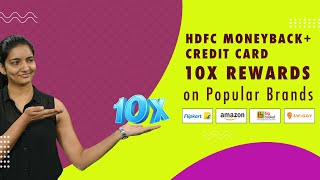 HDFC MoneyBack Credit Card Features  10X Reward Points on Popular BrandsHDFC Bank MoneyBack Card [upl. by Ardie]