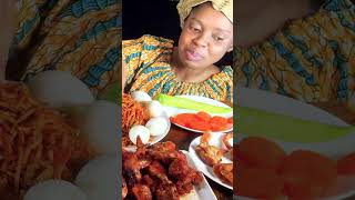 ASMR EATING NOODLES NO TALKING ASMR FRIED CHICKEN SPICY MUTTON CURRY AND EATING WITH HANDS ASMR [upl. by Allicserp]