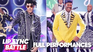 Lonzo Ball’s “Bad and Boujee” vs LaVar Ball’s “Jungle Love”  Lip Sync Battle [upl. by Tnecillim]