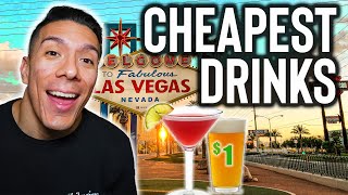 Top 10 CHEAPEST Places to Drink in Las Vegas in 2023 💰🍺 [upl. by Naujud775]