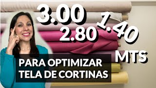 ⭐⭐⭐Cómo Elegir el Ancho de TELAS para CORTINAS Modernas ⭐ DOBLES ALTURAS [upl. by Henebry]