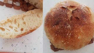 Crusty Rustic Bread No Knead delicious recipe [upl. by Cesare]