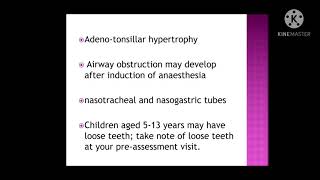 paediatric anesthesia part I [upl. by Svirad]