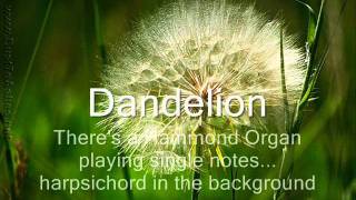 Dandelion semi Isolated Tracks [upl. by Renner]