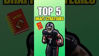 Top 5 DRAFT STRATEGIES for 2024 Fantasy Football 🔥 [upl. by Charbonnier]