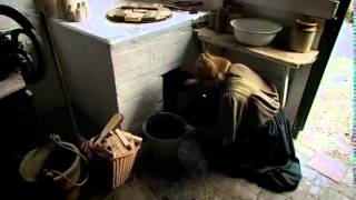 Extracting Lanolin from Sheeps Wool Edwardian Farm [upl. by Aivalf]