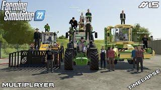 Harvesting GRASS SILAGE in UK🇬🇧  Calmsden Farm  Farming Simulator 22 Multiplayer  Episode 15 [upl. by Hiram]