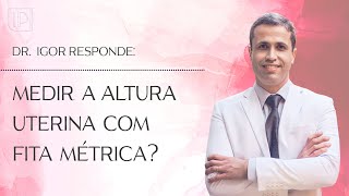 Medição da barriga com fita métrica Você saber pra quê serve [upl. by Hartmann]