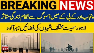 Smog Crisis  Punjab amp KPK Province On Top Of Toxic Air  Breaking News  Bolo News HD [upl. by Nilved]