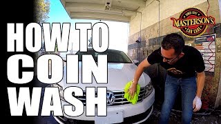 How To Coin Operated Car Wash  Mastersons Car Care  Detailing Tricks [upl. by Egreog298]