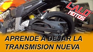 MANTENIMIENTO DE LA TRANSMISION LALO MOTOS  YAMAHA FZ16 PASO A PASO [upl. by Acirederf395]