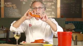 Jasper White shows How to Eat a Lobster [upl. by Aneladdam]