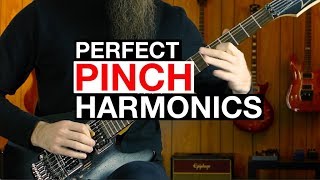 The 7 Steps To Play Perfect Pinch HARMONICS On Your Guitar [upl. by Anu306]