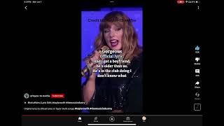 Taylor swift songs lyrics original and official credit to Taylor13swiftie [upl. by Kaile]