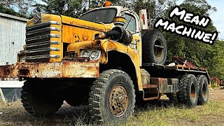 Will it START RARE 60yr Old 6X6 Diamond Reo Recovery Truck [upl. by Euqenimod]