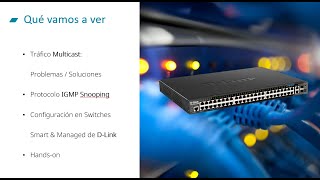 D Link IGMP Snooping trafico IP multicast IPTV [upl. by Ylus]