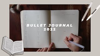 mon bullet journal 2022 📖 minimaliste et productif [upl. by Electra]