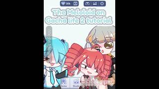 Making the Meloloid on gacha life 2 ‼️ tutorial ✨ gacha gachatutorial vocaloid shorts [upl. by Eerok582]