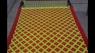 How to weave nylon rope Bed  Charpai  Khatiya [upl. by Slifka]