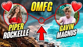 DRONE CATCHES PIPER ROCKELLE AND GAVIN MAGNUS KISSING IN REAL LIFE CAUGHT ON CAMERA [upl. by Eillen]