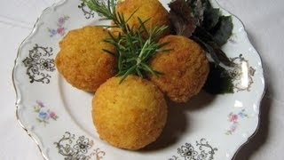 Arancini di riso  Corsi in cucina [upl. by Mamie119]