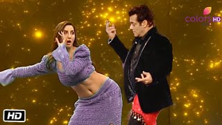 Nora Fatehi and Salman Khan Belly Dance on Mashallah Song at Dance Meri Rani Promotion [upl. by Jakie]