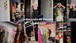 ordenando mi closet  CLOSET TOUR ✨✨ [upl. by Olegnaleahcim]