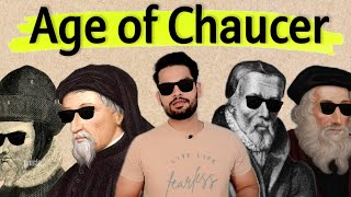 Age of Geoffrey Chaucer in  hindi History of english literature [upl. by Canfield133]