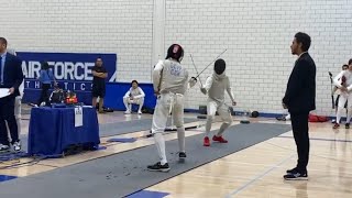 Pool 1  US Air Force Academy  Div II Mens Foil [upl. by Luing]