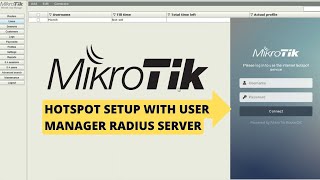 How to Set Up MikroTik Hotspot with User Manager RADIUS Server  Step by Step Guide [upl. by Nylecyoj]