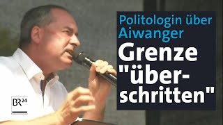 Politologin Aiwanger hat Grenze quotdefinitiv überschrittenquot  Kontrovers  BR24 [upl. by Ahsa20]