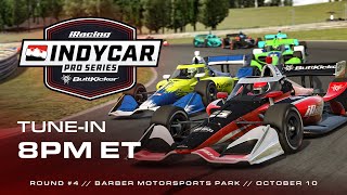 INDYCAR ButtKicker iRacing Pro Series  Round 4 at Barber Motorsports Park [upl. by Estrellita]