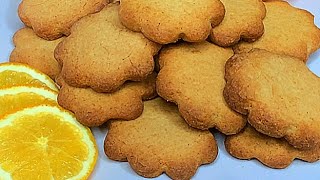 GALLETAS DE NARANJA 🍊 la receta más fácil y rica imposible 😋  tazioficial [upl. by Evers68]