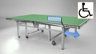 Butterfly Centrefold Rollaway Table Tennis Table [upl. by Giulio]