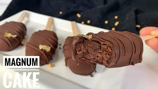 Deliciousnessly MAGNUM CAKE RECIPE  How to make perfect CAKESICLES [upl. by Chem739]