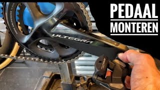 Zo monteer je de PEDALEN van je FIETS 🔧  Bike Tutorial [upl. by Llehsram168]