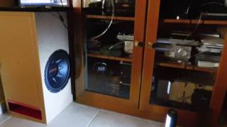 10quot Earthquake Subwoofer First Test [upl. by Blondie807]