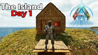 My Journey Begins Ark Survival Ascended The Island Day 1 [upl. by Kassey255]