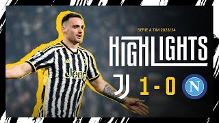 HIGHLIGHTS JUVENTUS 10 NAPOLI  GATTI SCORES AGAIN  SERIE A [upl. by Cherie]