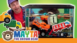 Play Sink or Float with Trucks for Toddlers  Science Experiments for Kids [upl. by Aticilef120]