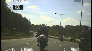 Sussex Police motorcycle films 108mph Speeders on M23 [upl. by Gazo]