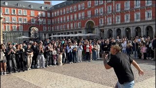 Cómico wizard macarty en Madrid plaza mayor [upl. by Jon]